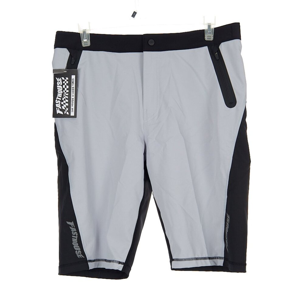 FASTHOUSE Crossline 2.0 Velocity Short in Silver/Black Men's 36 NWT